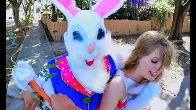 Rabbits Fucking Girls Porn - Pale-skinned girl takes Easter Bunny's cock in